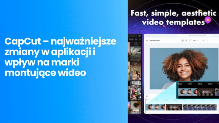 CapCut – jakie zmiany nastały w aplikacji i co oznacza to dla marek montujących wideo?