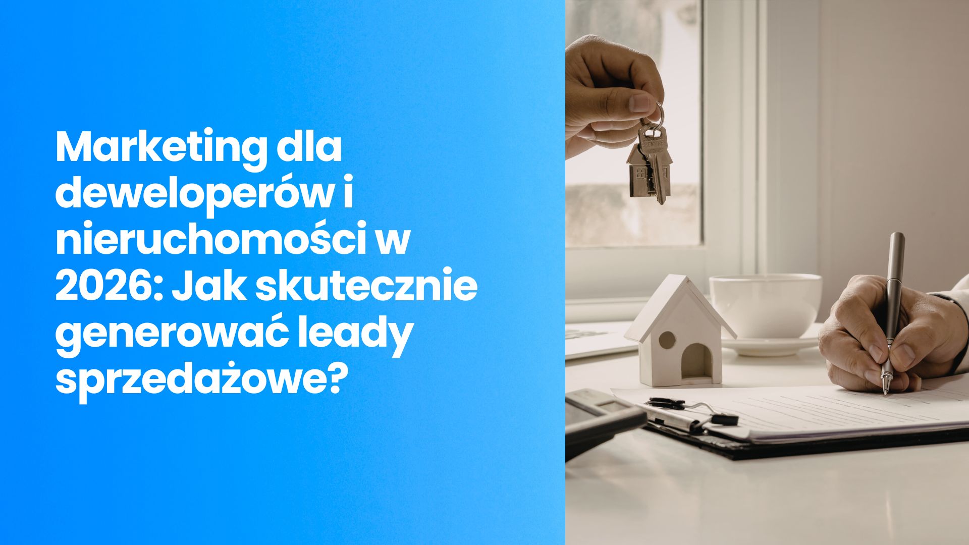 Marketing dla deweloperów i nieruchomości w 2026: Jak skutecznie generować leady sprzedażowe?